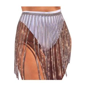 Tassel body chain skirt
